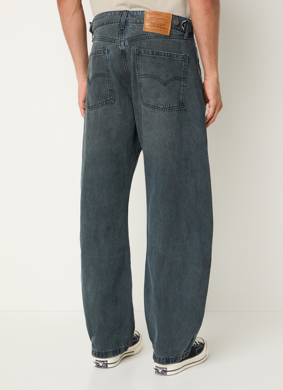 Levi's Loose fit jeans met donkere wassing - achterkant 3 indigo