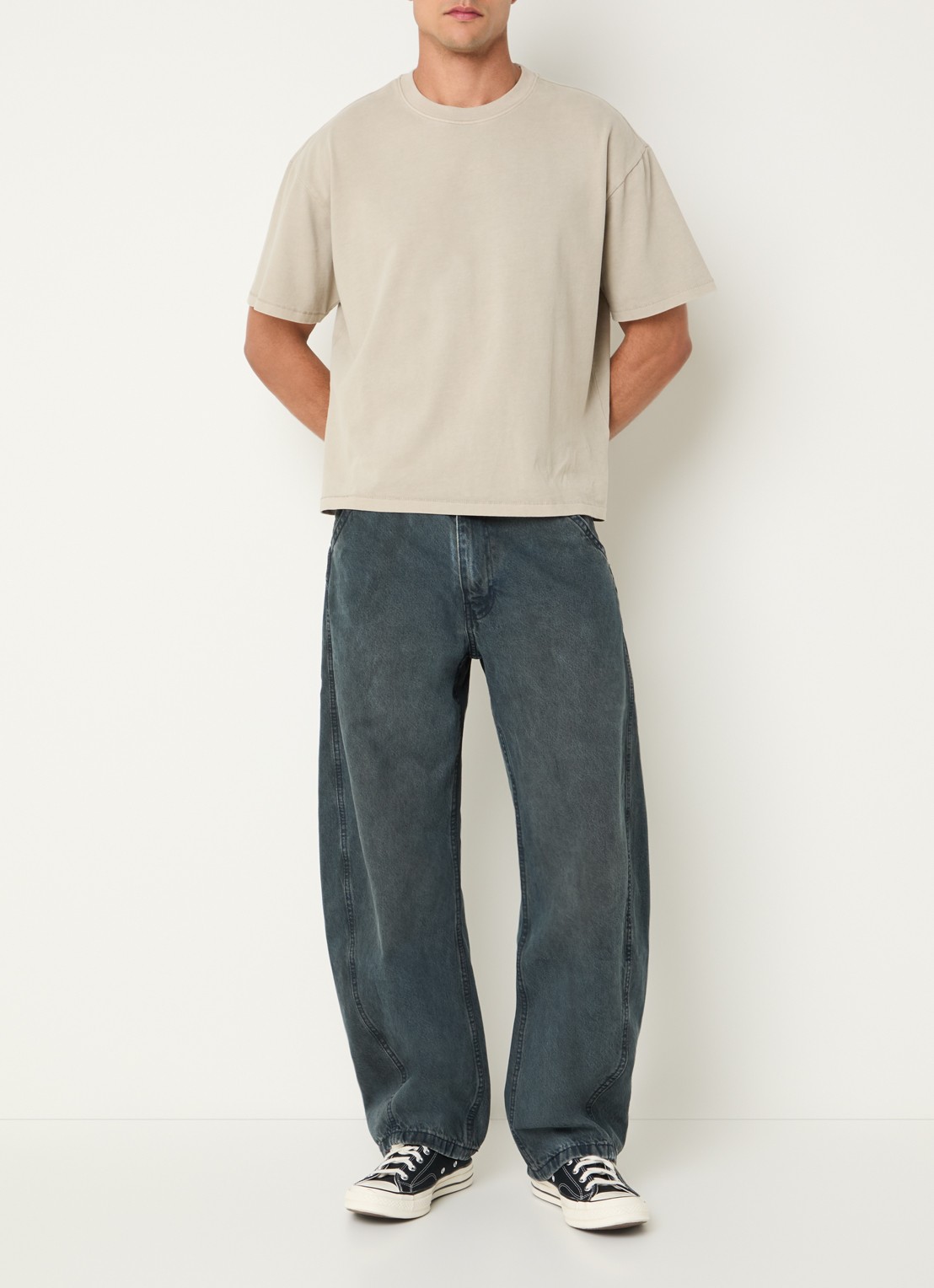 Levi's Loose fit jeans met donkere wassing - voorkant 5 indigo