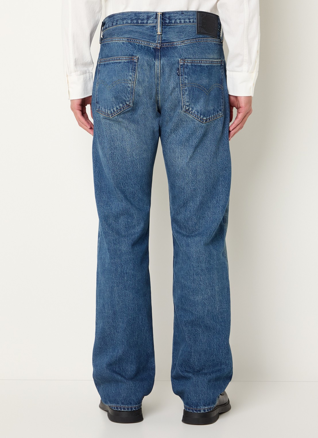 Levi's Loose fit jeans met medium wassing en steekzakken - achterkant 3 indigo