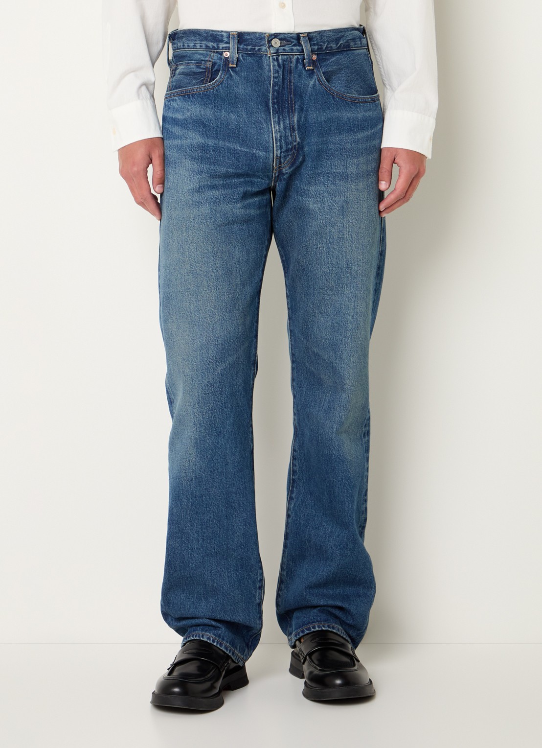 Levi's Loose fit jeans met medium wassing en steekzakken - detail 4 indigo