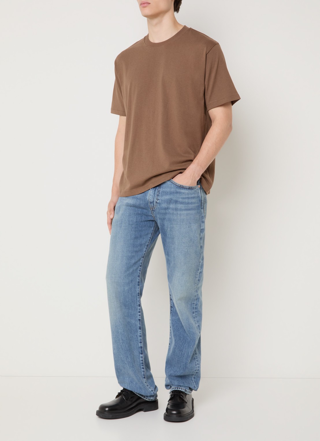 Levi's Loose fit jeans met medium wassing - voorkant 5 indigo