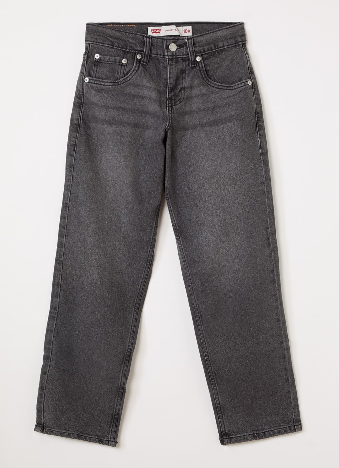 Levi's Loose fit jeans met stretch - voorkant antraciet