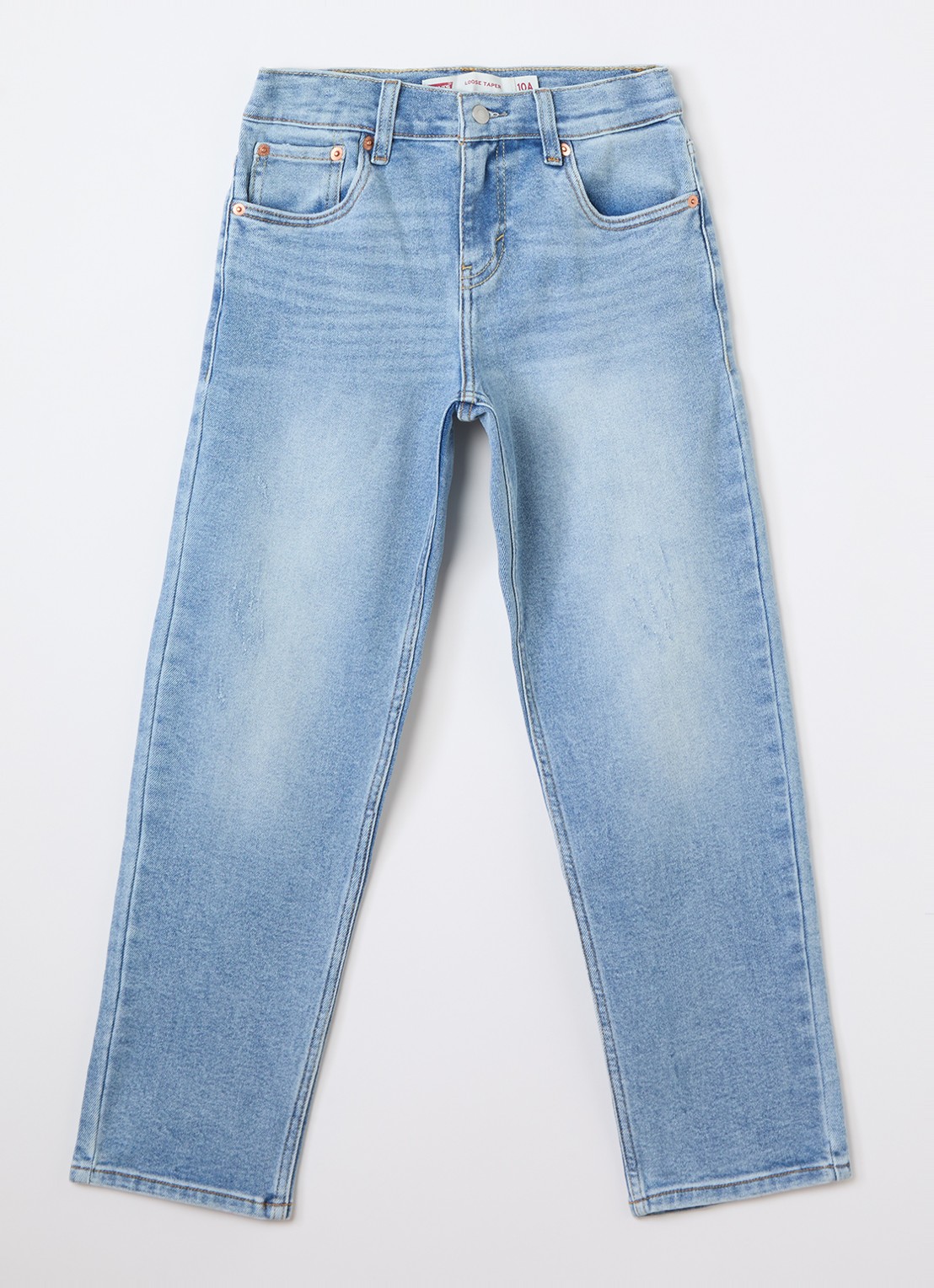 Levi's Loose fit jeans met stretch - voorkant 2 indigo