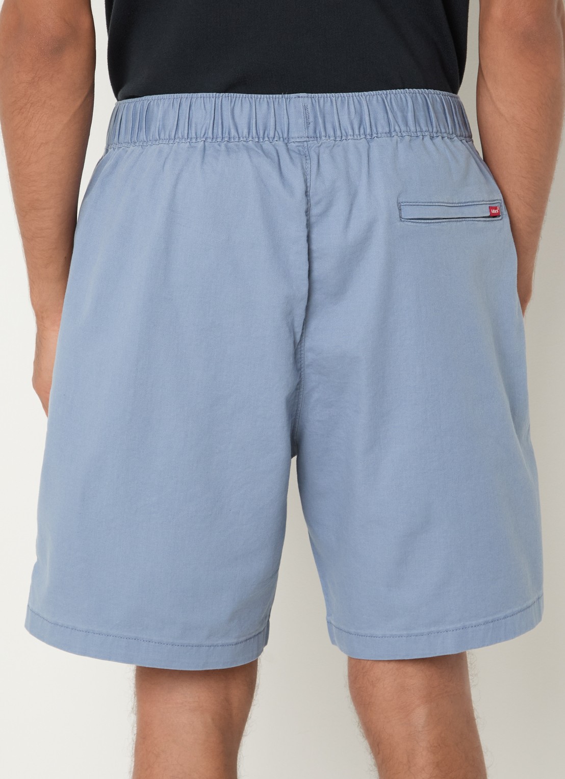 Levi's Loose fit korte broek met steekzakken - achterkant 2 blauwgrijs