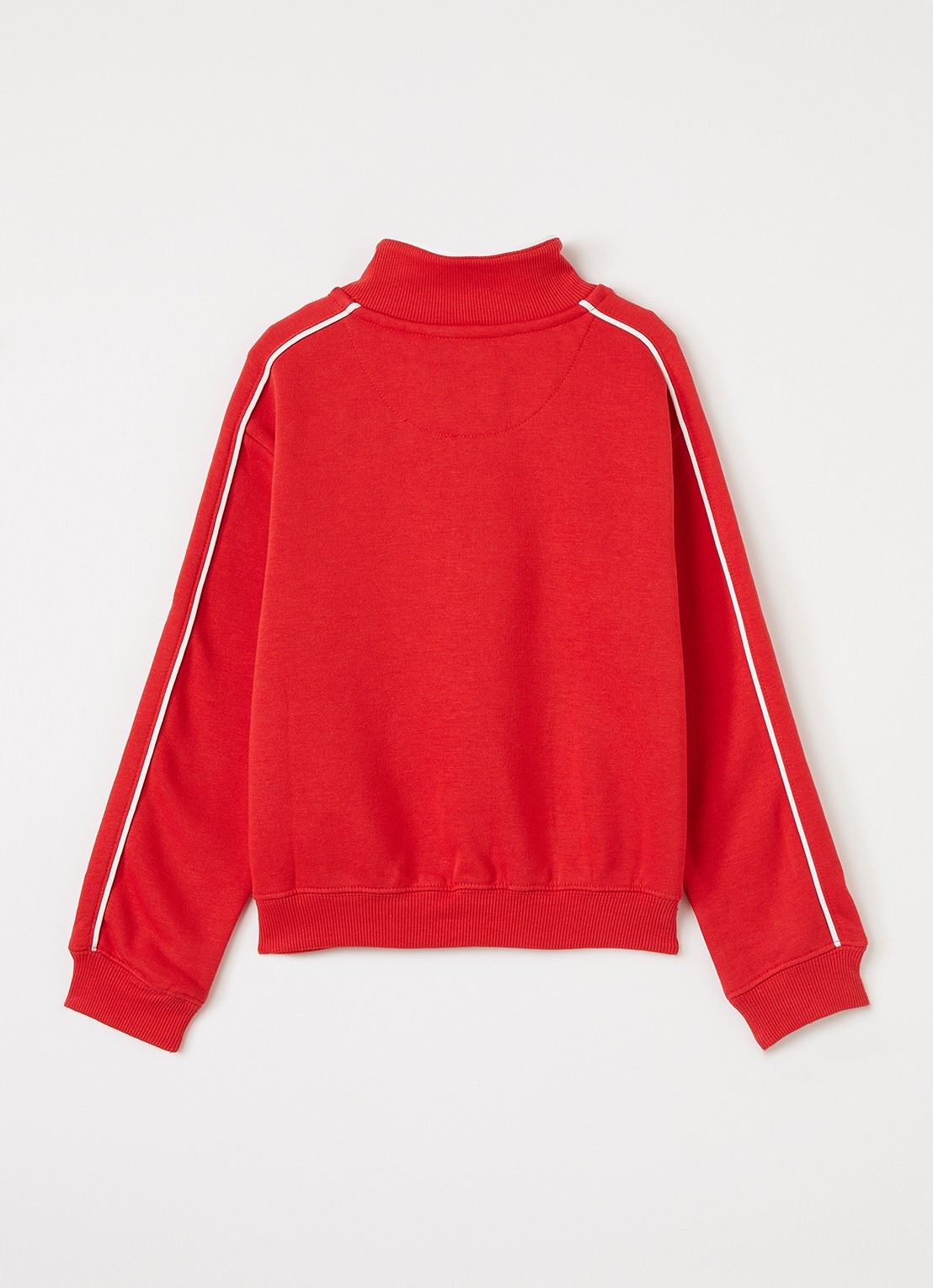 Levi's Meet and Greet sweater met logo - voorkant 3 rood