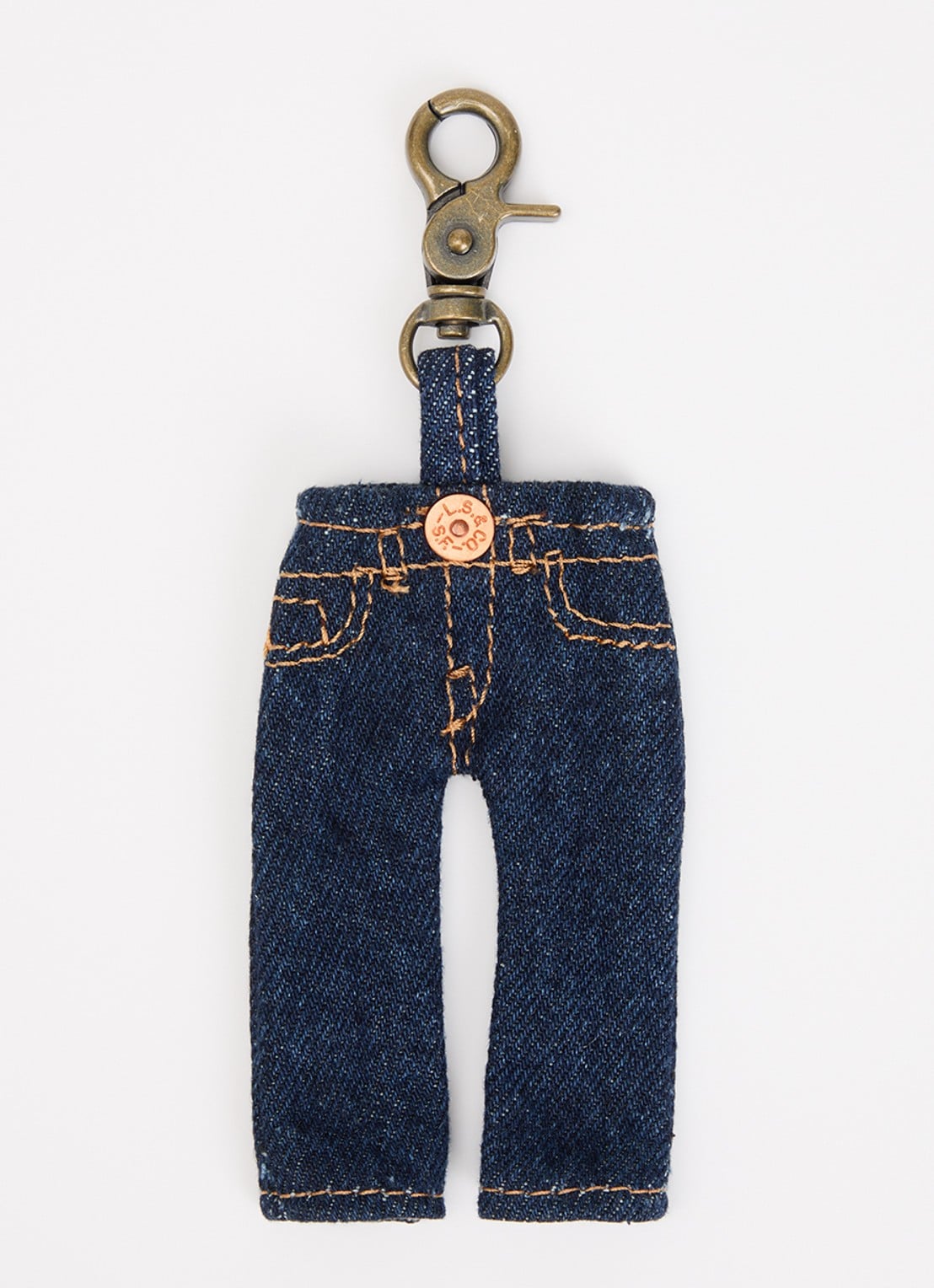 Levi's Mini 501 tasbedel van denim - voorkant indigo