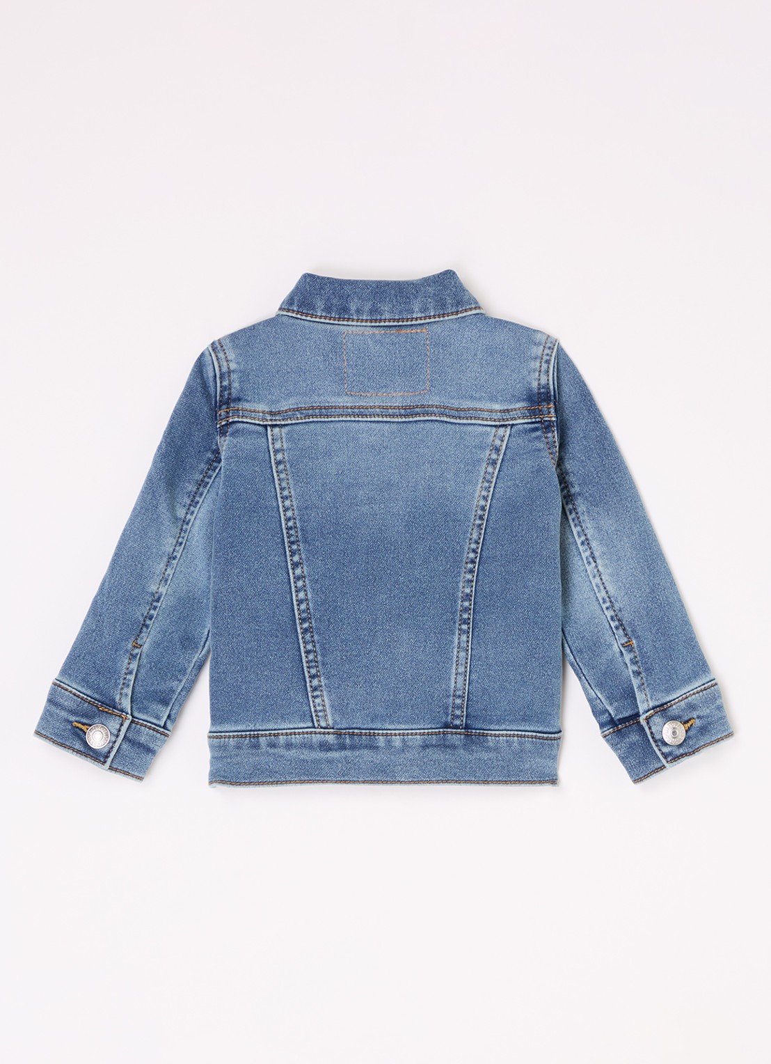 Levi's My First Trucker spijkerjas met steekzakken - achterkant 3 indigo