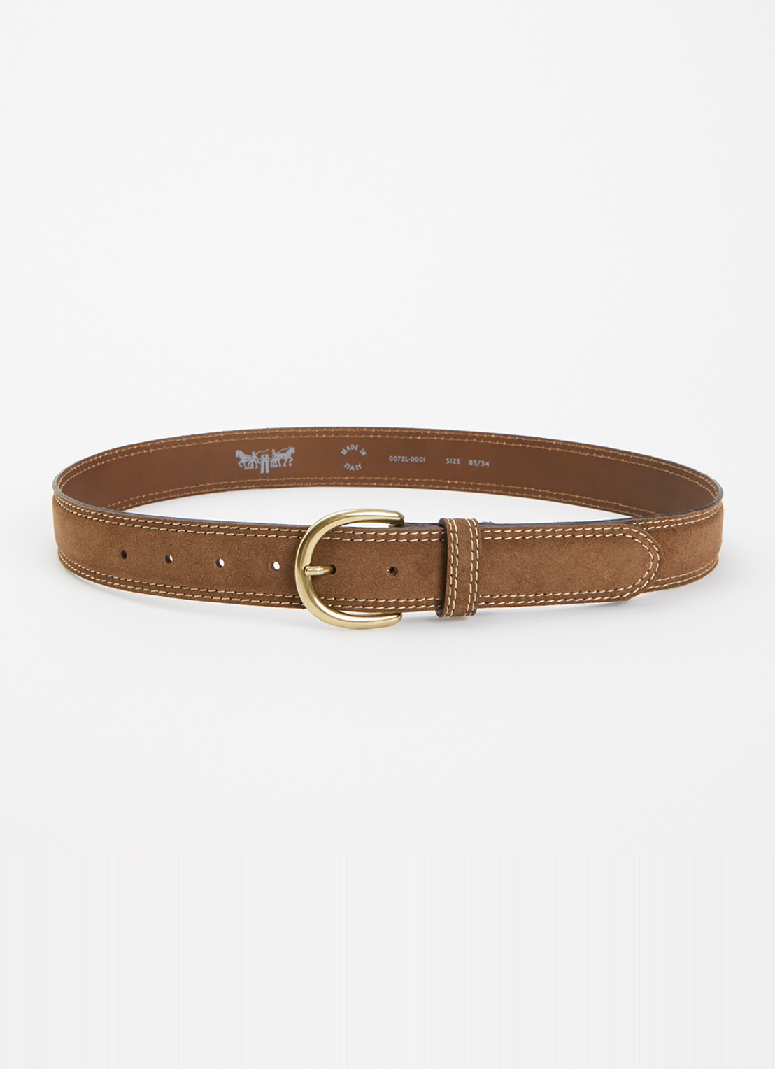 Levi's Olivia riem van suède - voorkant bruin
