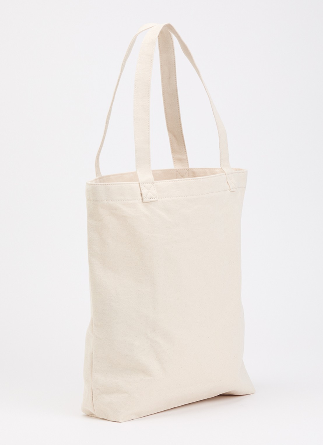 Levi's Oranges Workwear shopper van canvas met print - achterkant creme