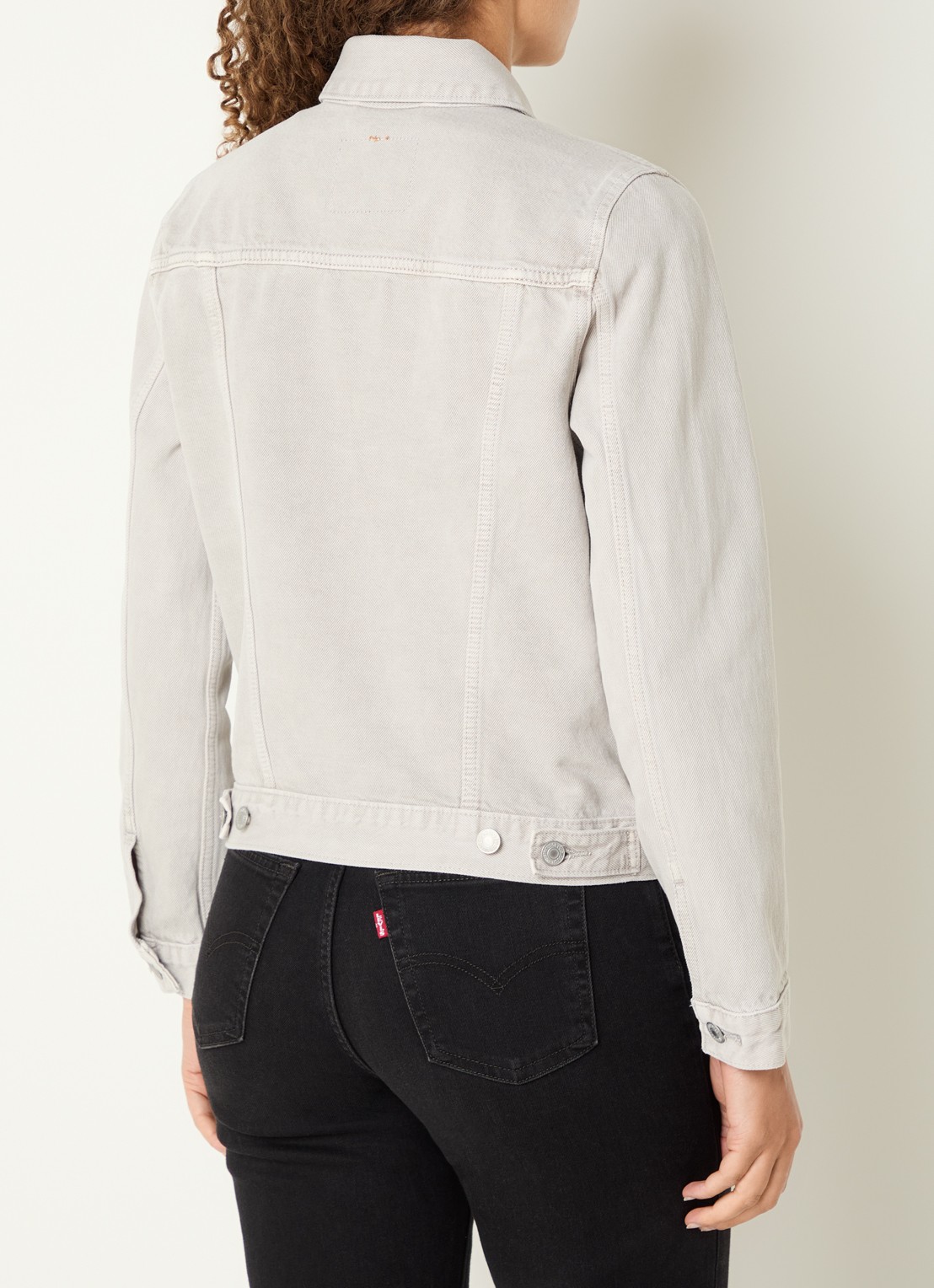 Levi's Original Trucker spijkerjas met steekzakken - achterkant 4 lichtgrijs