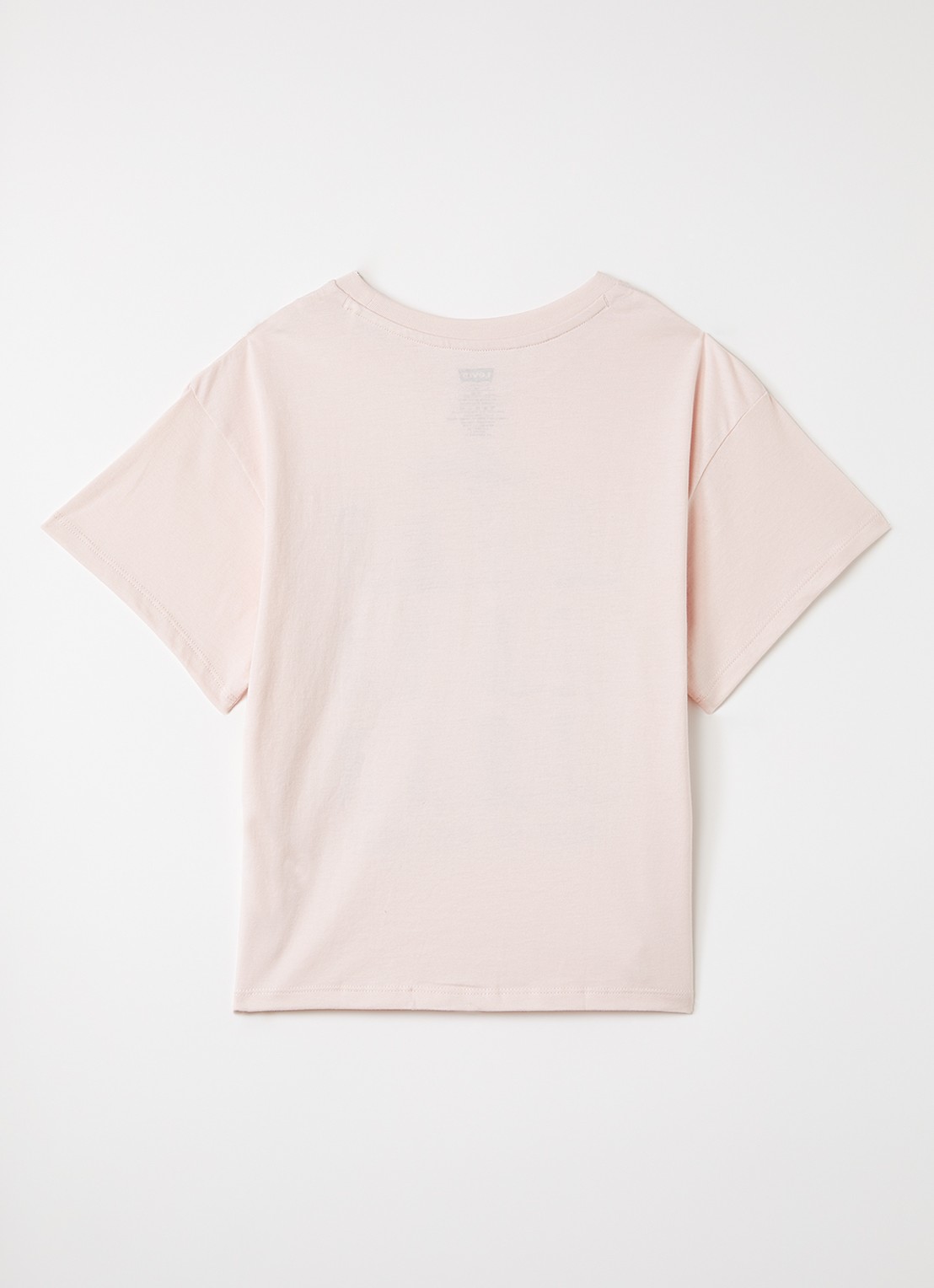 Levi's Oversized T-shirt met print - voorkant 2 roze