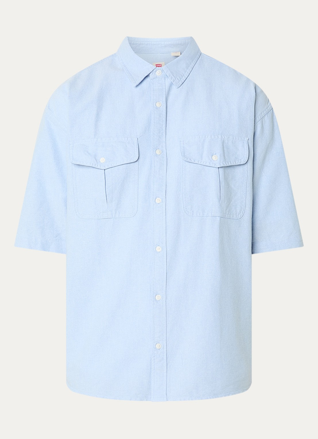Levi's Pacifica comfort fit overhemd  - voorkant 3 lichtblauw