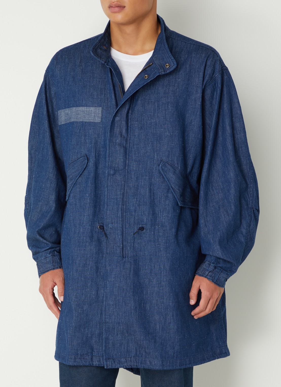 Levi's Parka van chambray - detail indigo