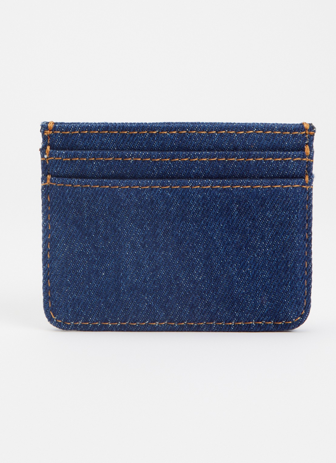 Levi's Pasjeshouder van denim met logo - achterkant 3 indigo