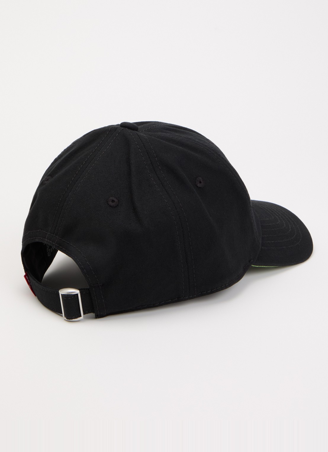 Levi's Pet met logoborduring - detail zwart