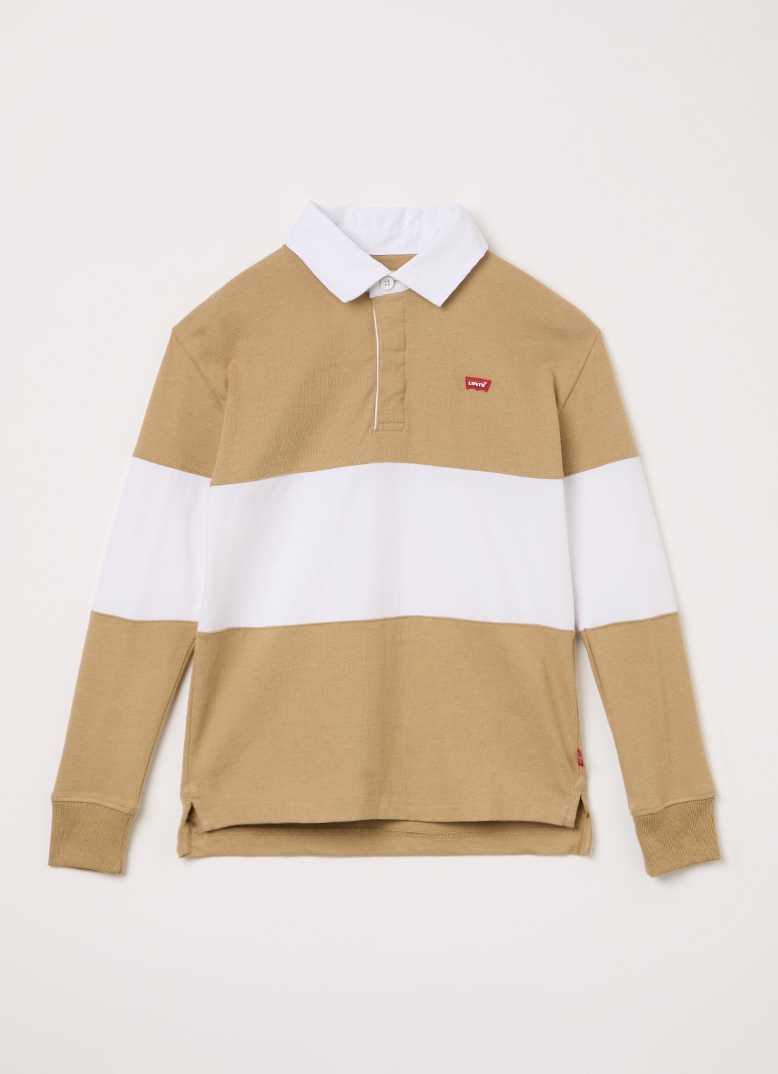 Levi's Polo met logo - voorkant camel