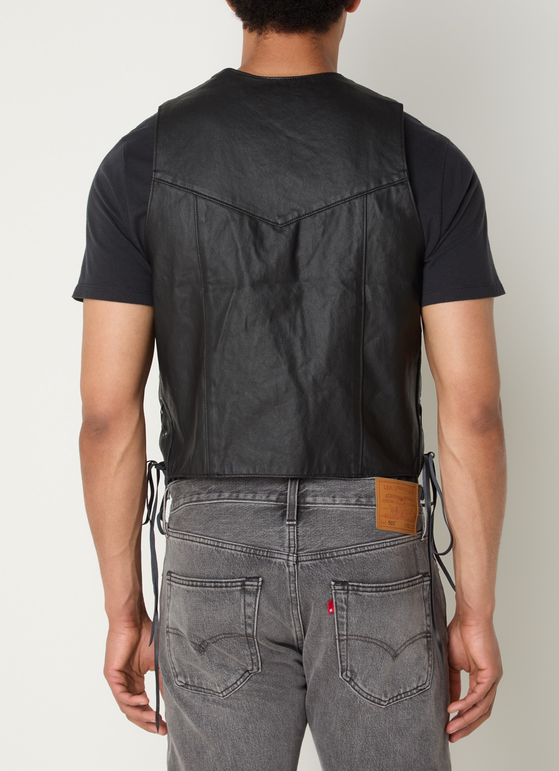 Levi's Pride Ride Night gilet met steekzakken - achterkant 4 zwart