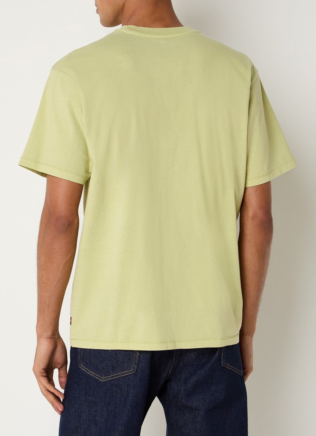 Levi's Red Tab T-shirt met logo - achterkant 2 lichtgroen