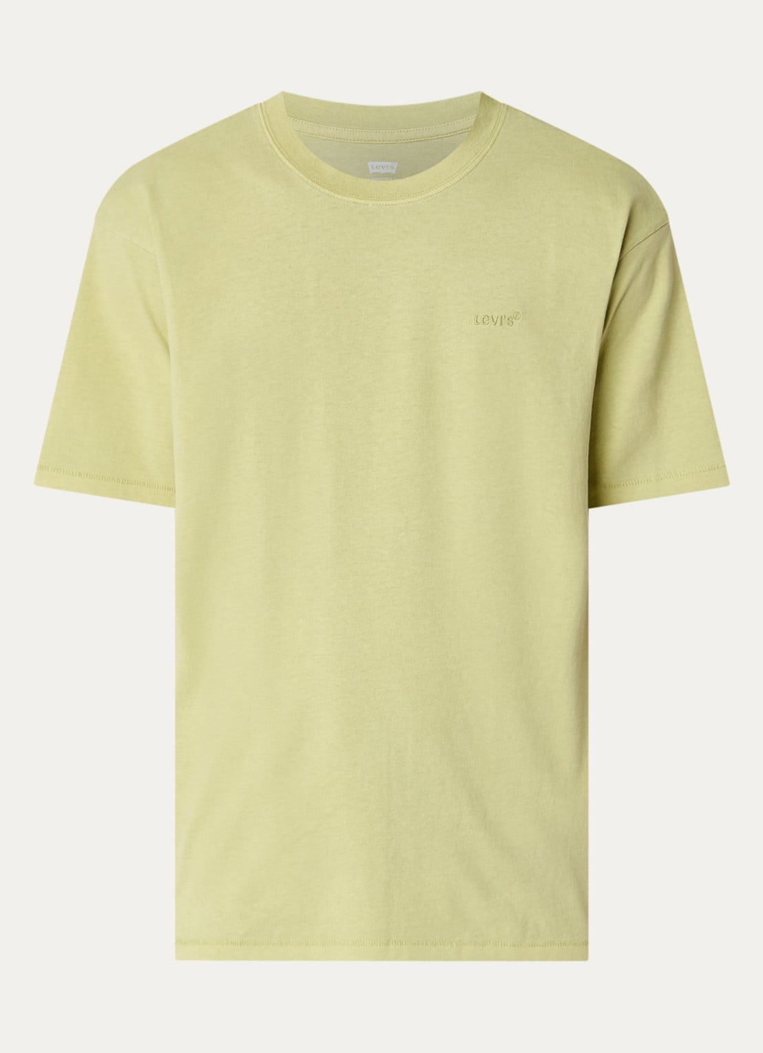 Levi's Red Tab T-shirt met logo - voorkant 3 lichtgroen