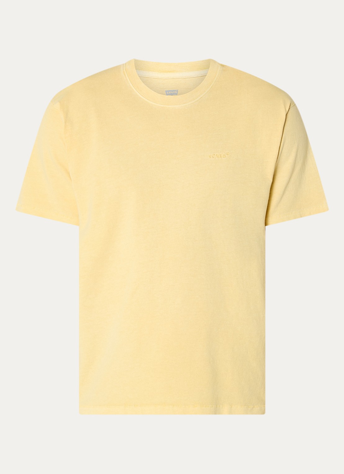 Levi's Red Tab T-shirt met ronde hals - voorkant 2 geel