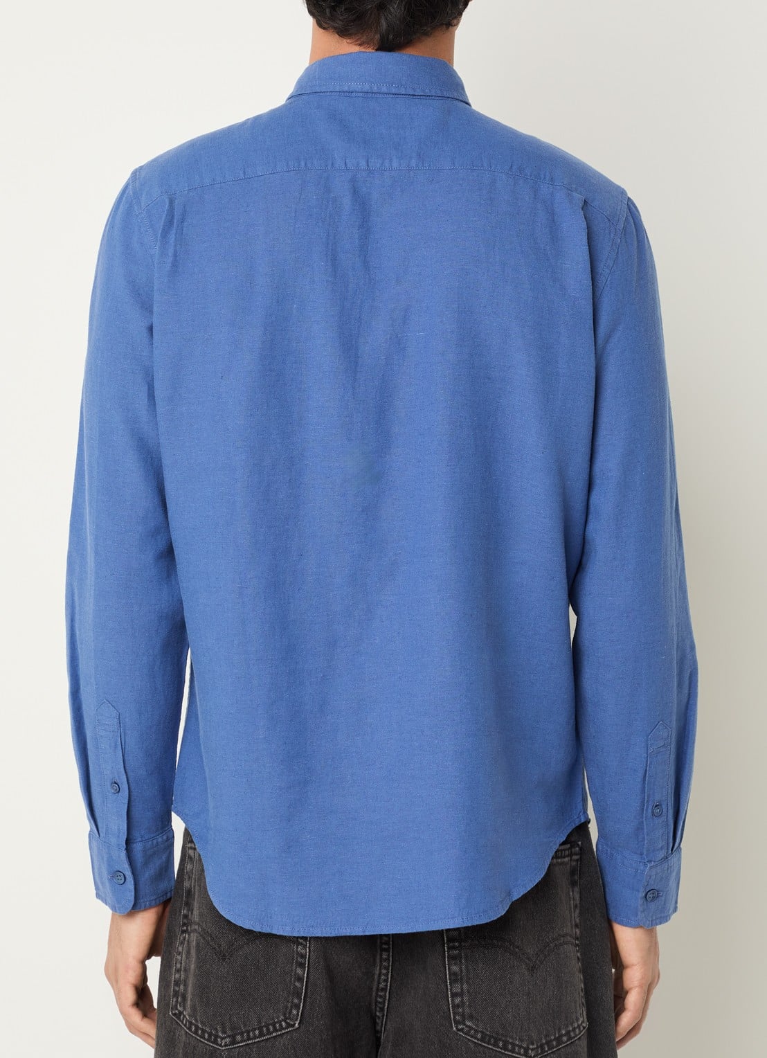 Levi's Regular fit overhemd met borstzak - achterkant 3 blauw