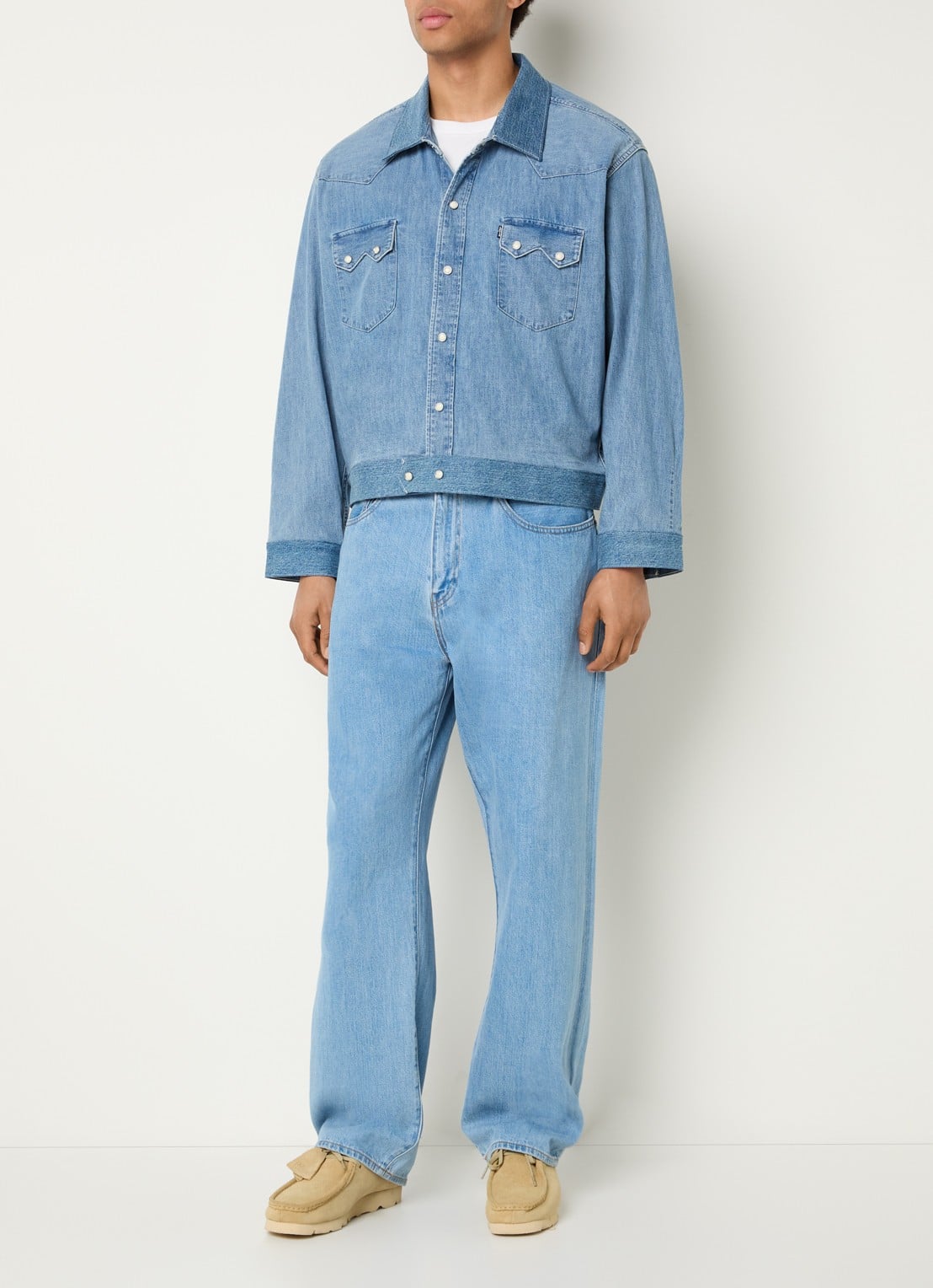 Levi's Regular fit overhemd met borstzakken - voorkant 2 indigo