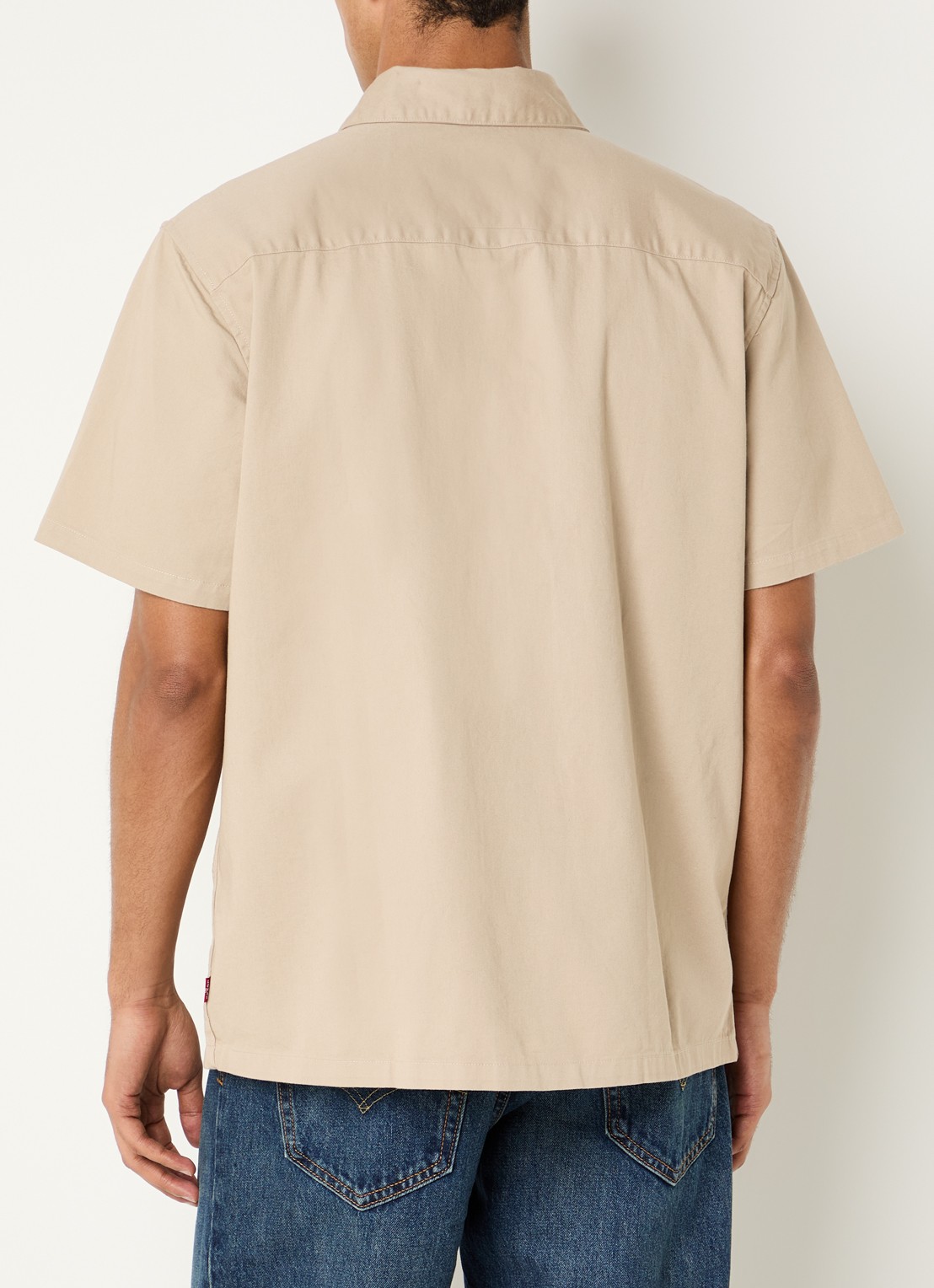 Levi's Regular fit overhemd met logo en borstzakken - achterkant beige