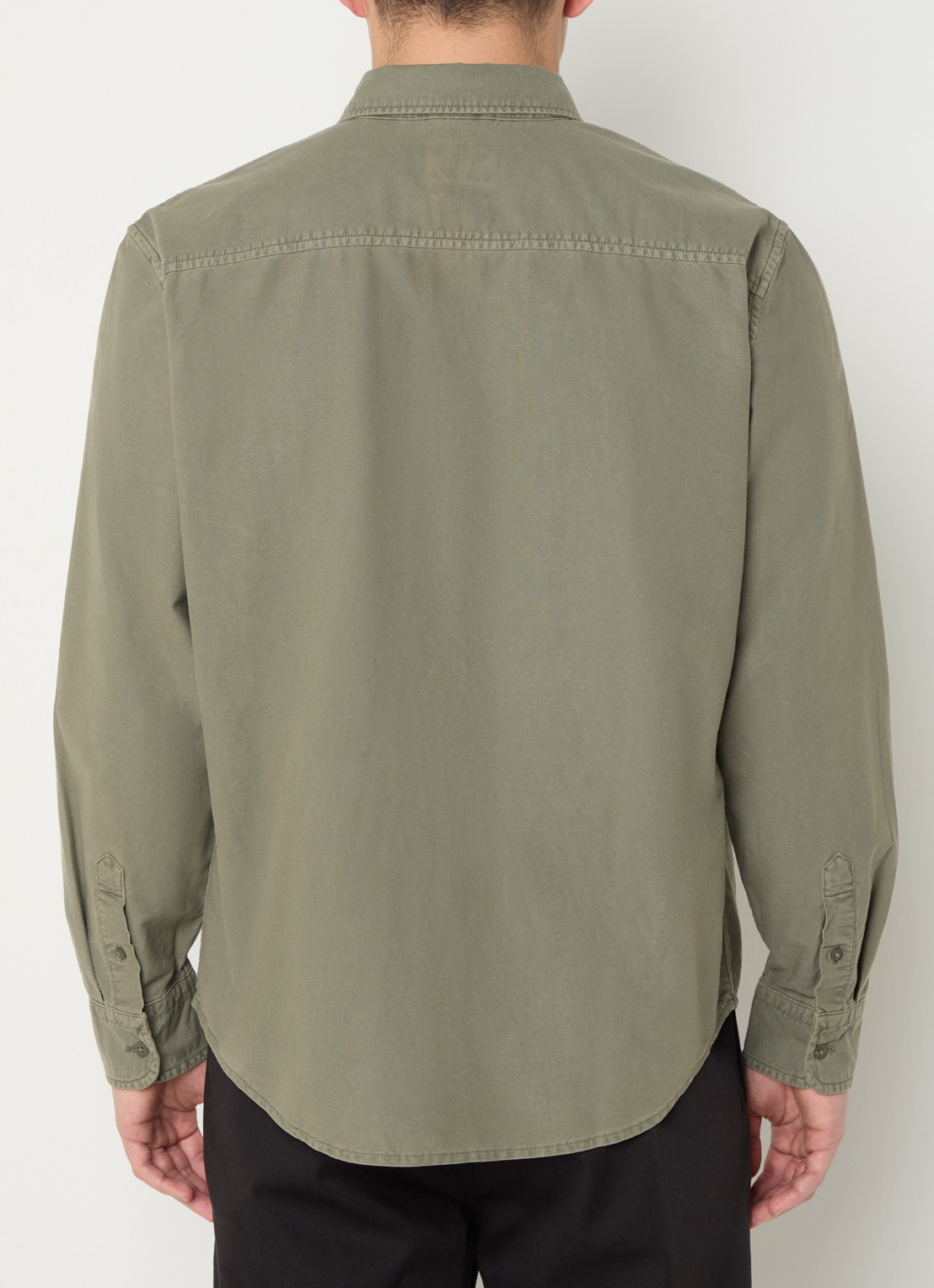 Levi's Regular fit overhemd met logo - achterkant 2 legergroen