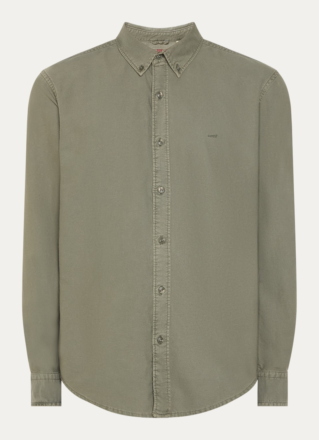 Levi's Regular fit overhemd met logo - voorkant 3 legergroen