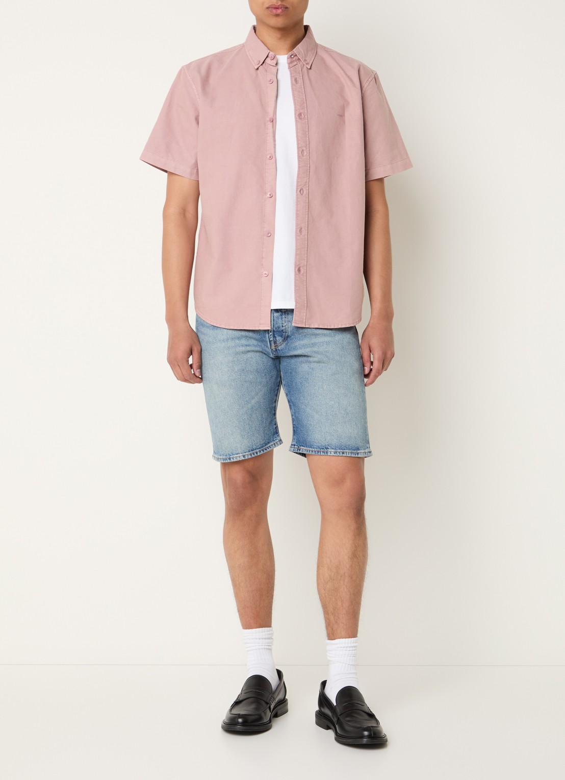Levi's Regular fit overhemd met logo - voorkant 3 zalmroze