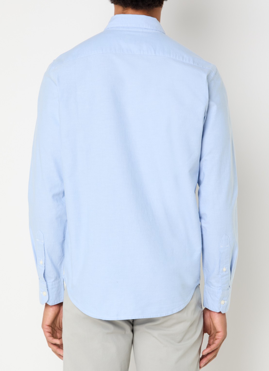 Levi's Regular fit overhemd met logo - achterkant blauwgrijs
