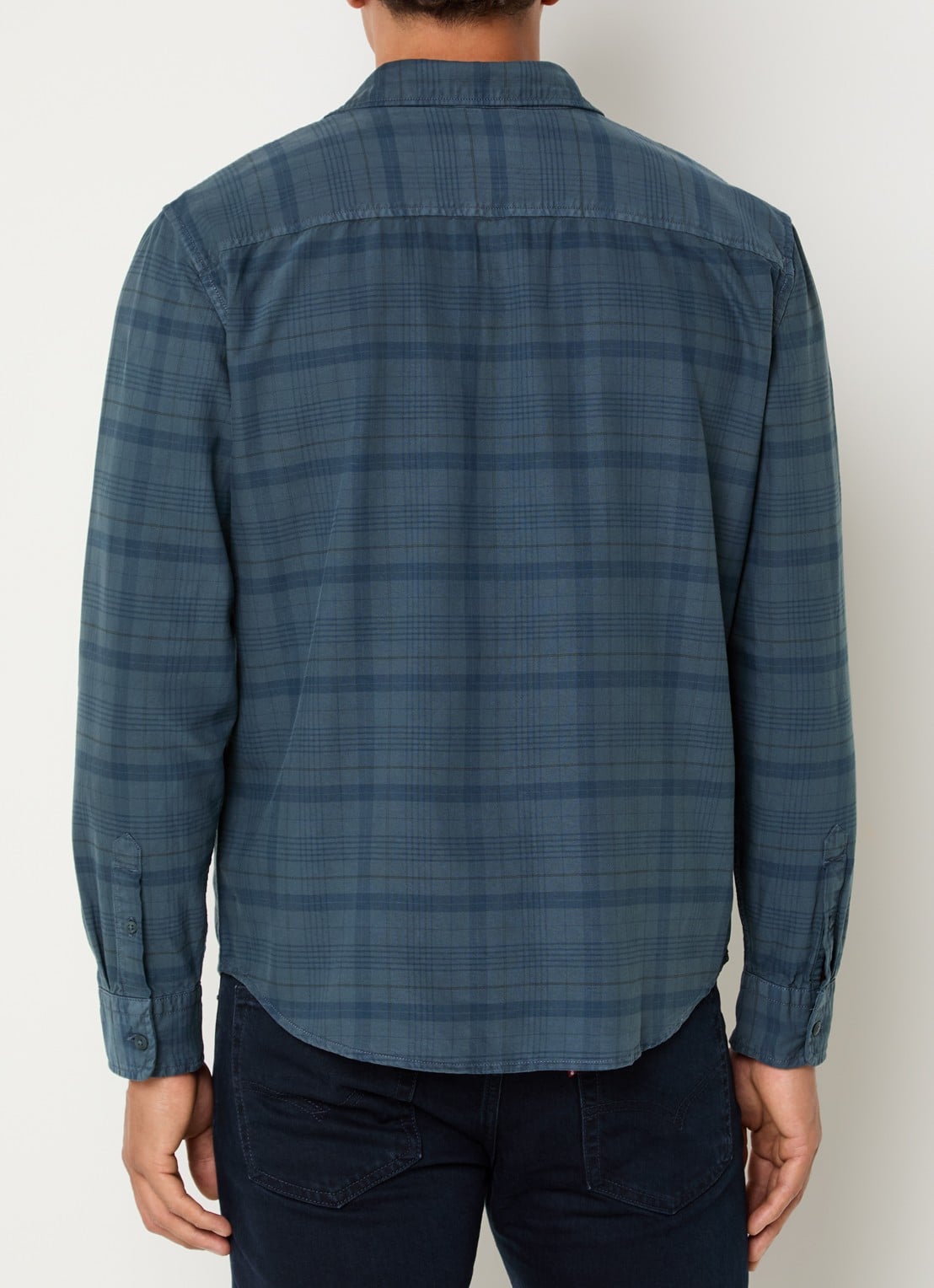 Levi's Regular fit overhemd met logo - achterkant 4 blauwgrijs