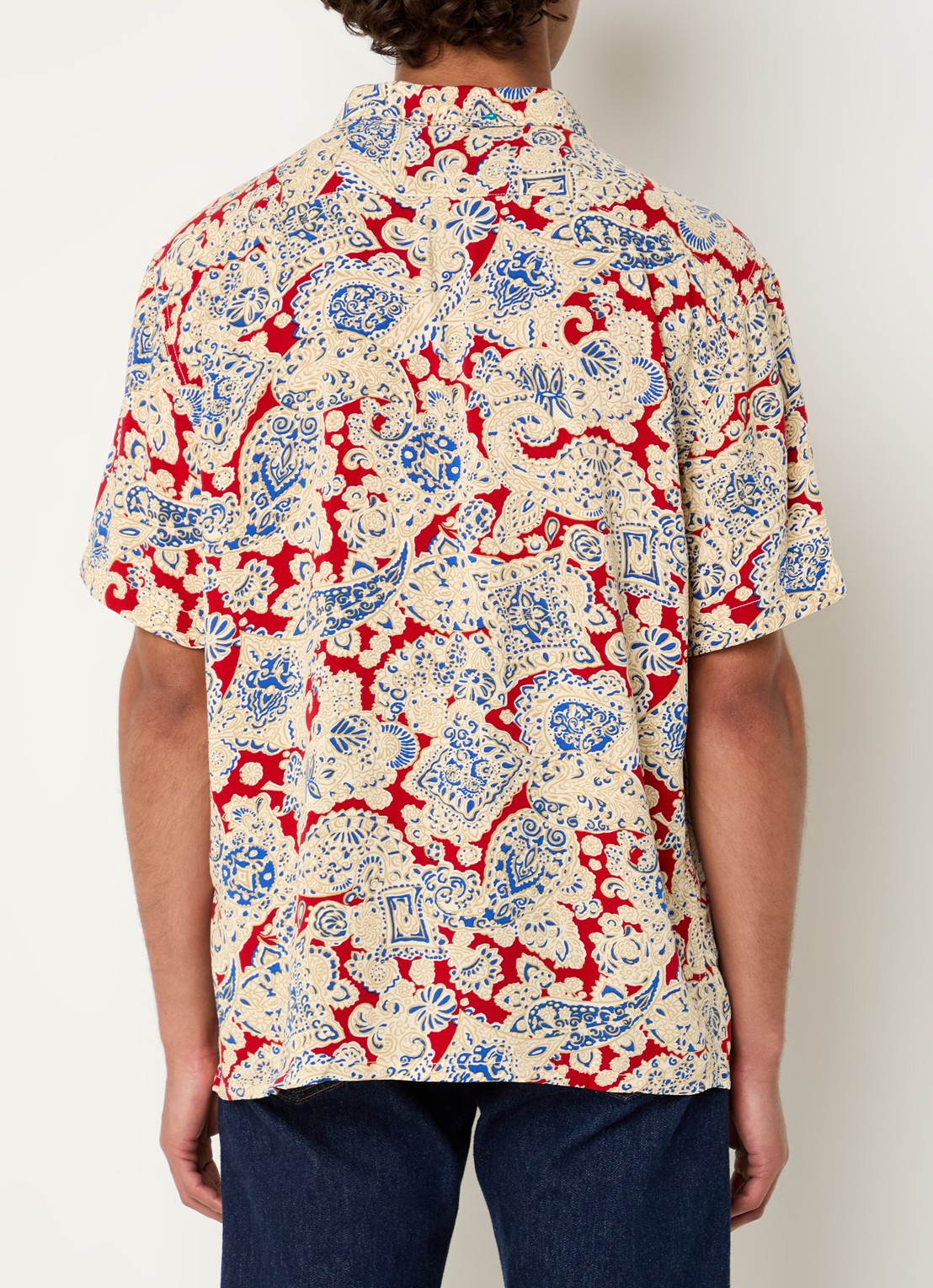 Levi's Regular fit overhemd met paisley dessin - achterkant 4 beige