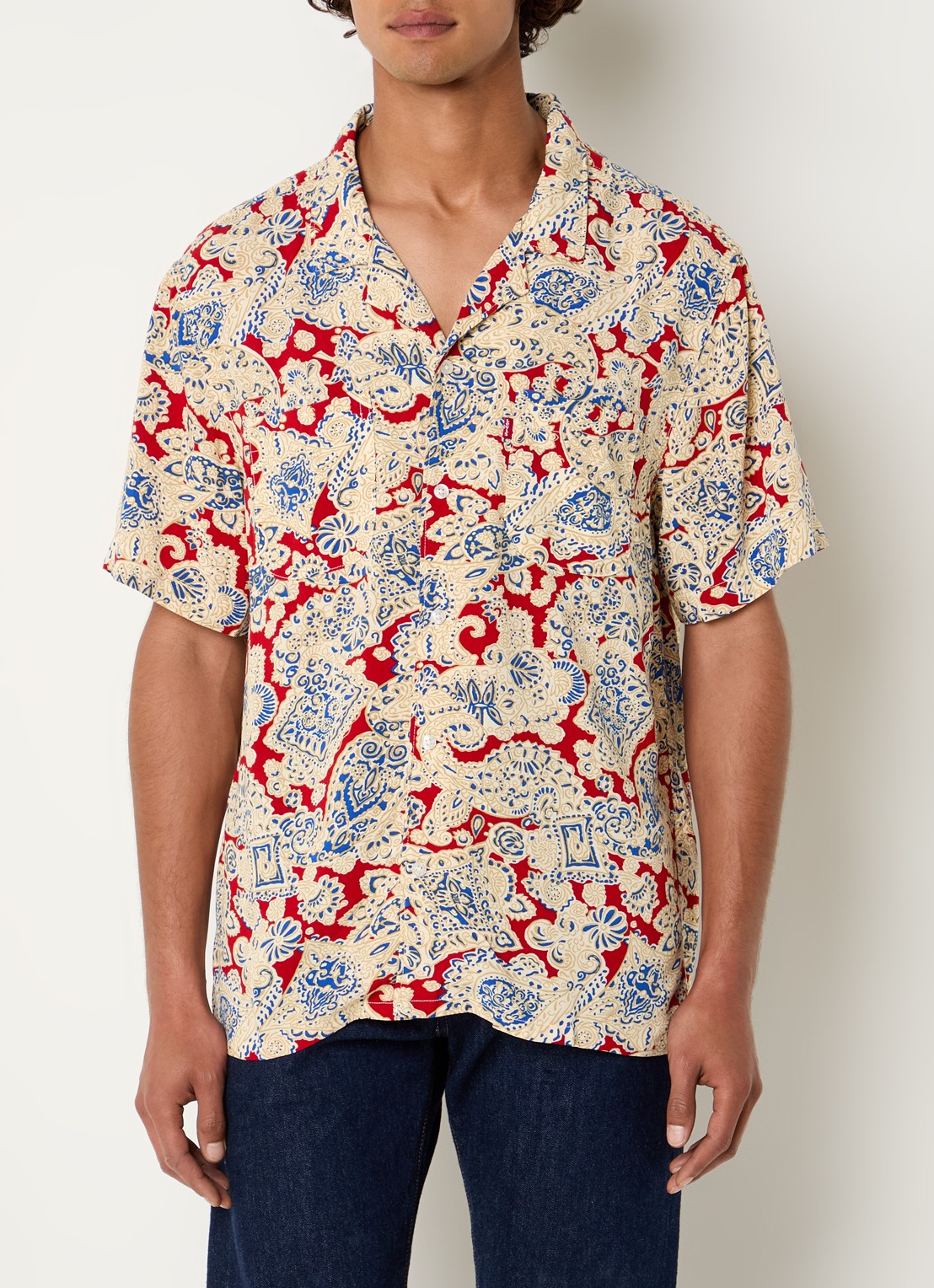 Levi's Regular fit overhemd met paisley dessin - detail 3 beige