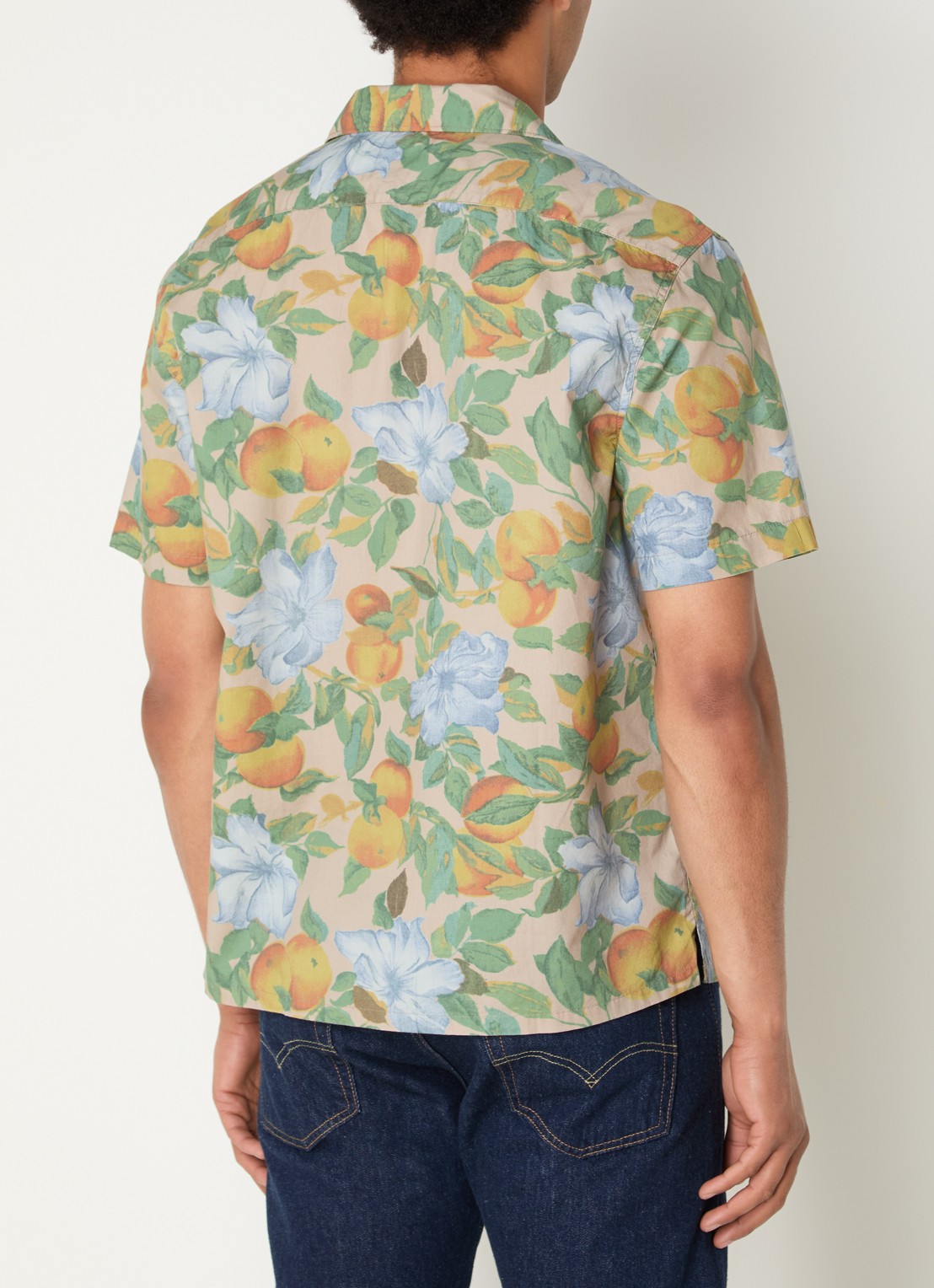 Levi's Regular fit overhemd met print - achterkant beige