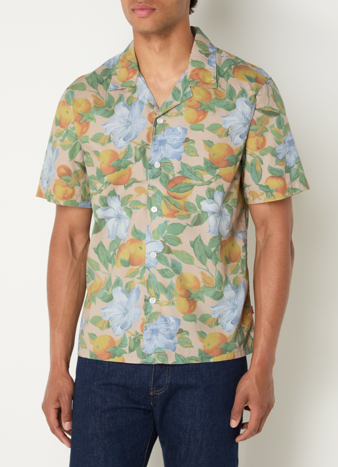 Levi's Regular fit overhemd met print - detail 2 beige