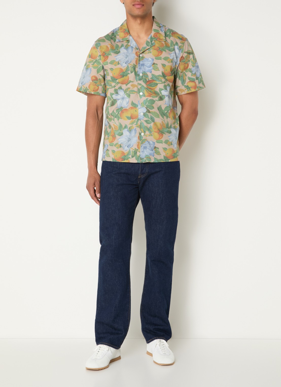 Levi's Regular fit overhemd met print - voorkant 4 beige