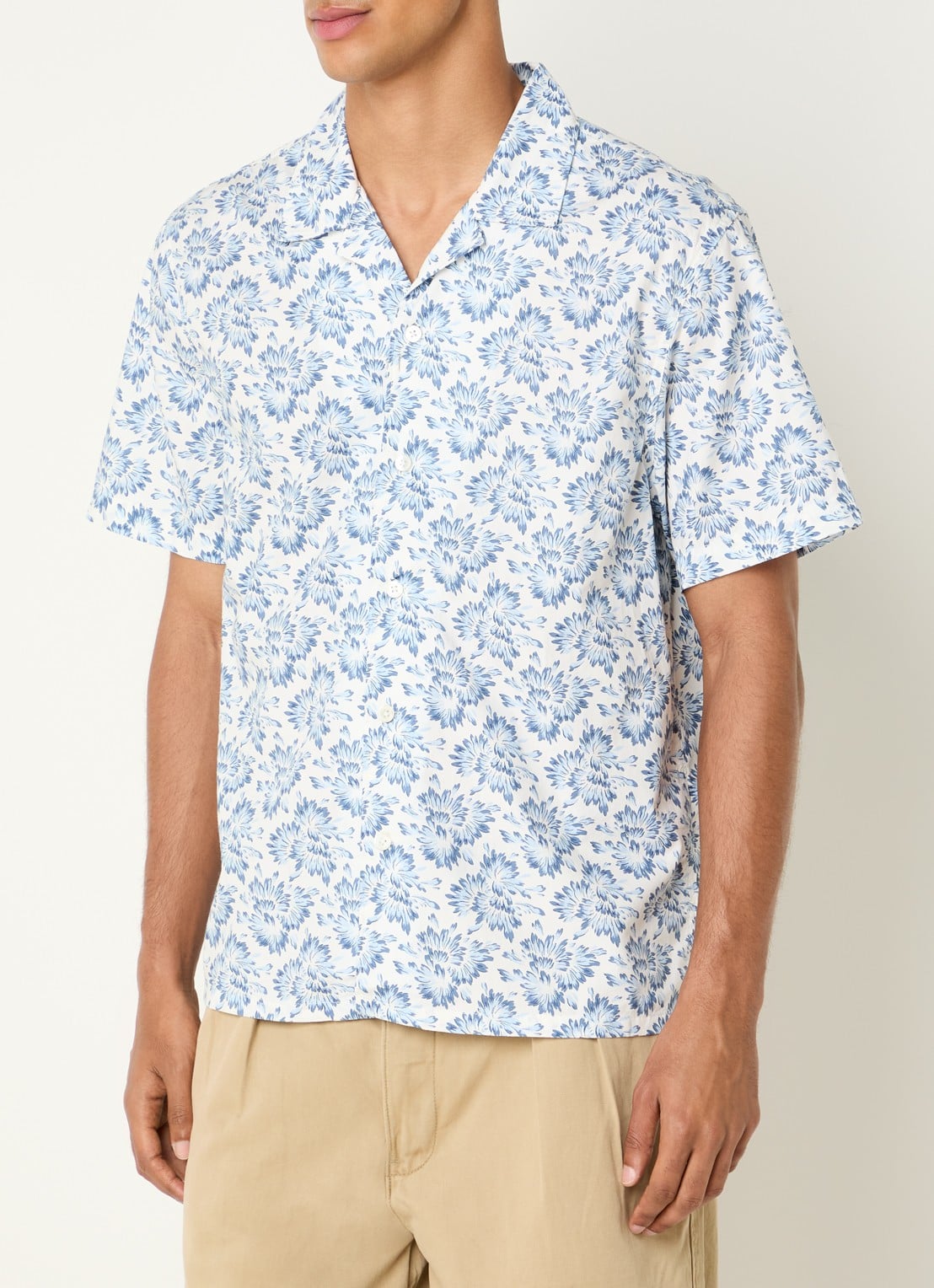 Levi's Regular fit overhemd met print - detail 3 staalblauw