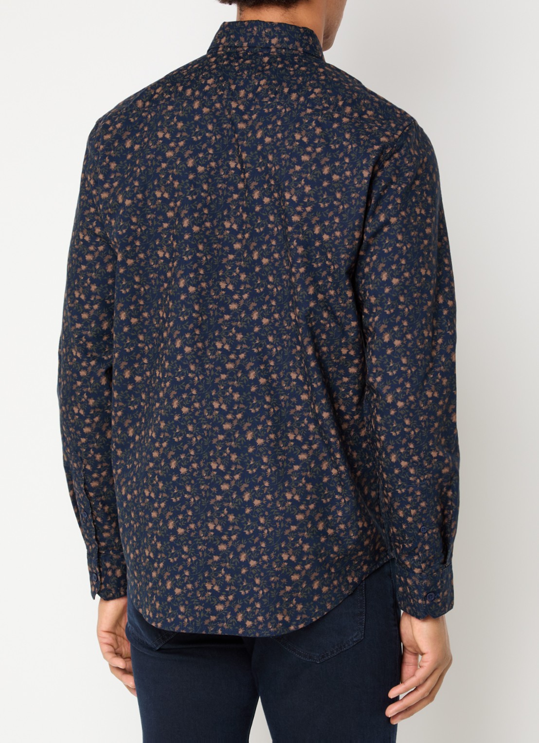 Levi's Regular fit overhemd met print - achterkant 4 donkerblauw