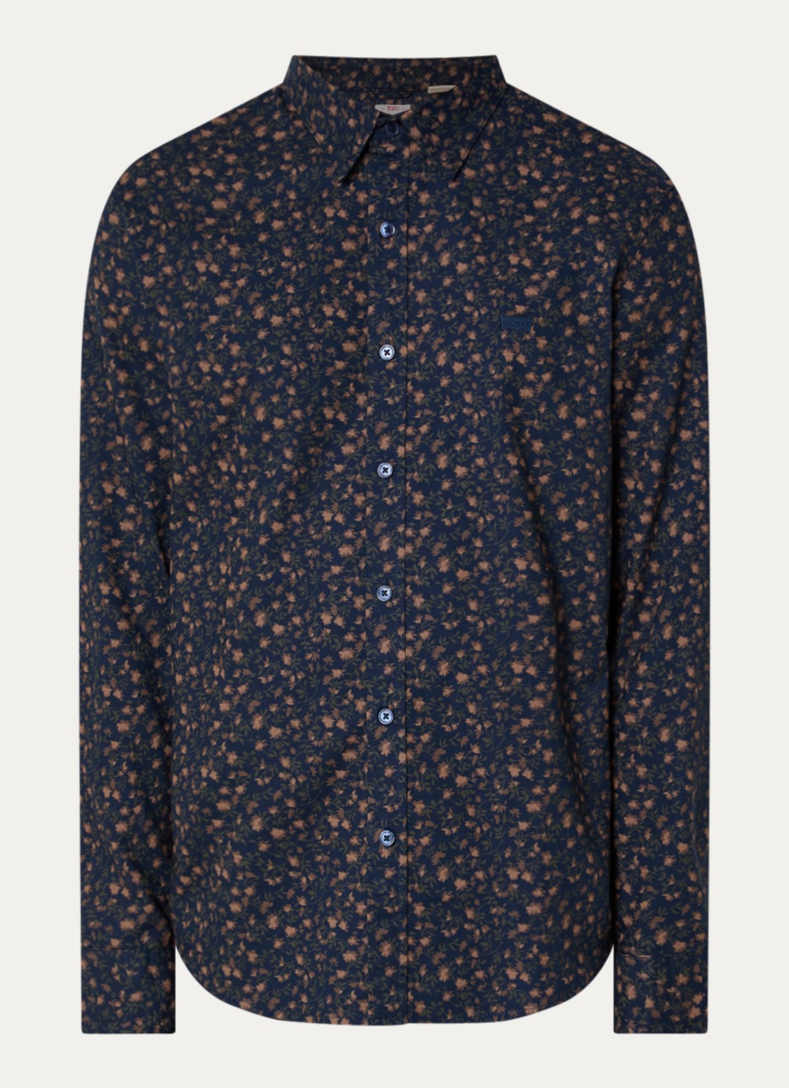 Levi's Regular fit overhemd met print - voorkant 2 donkerblauw