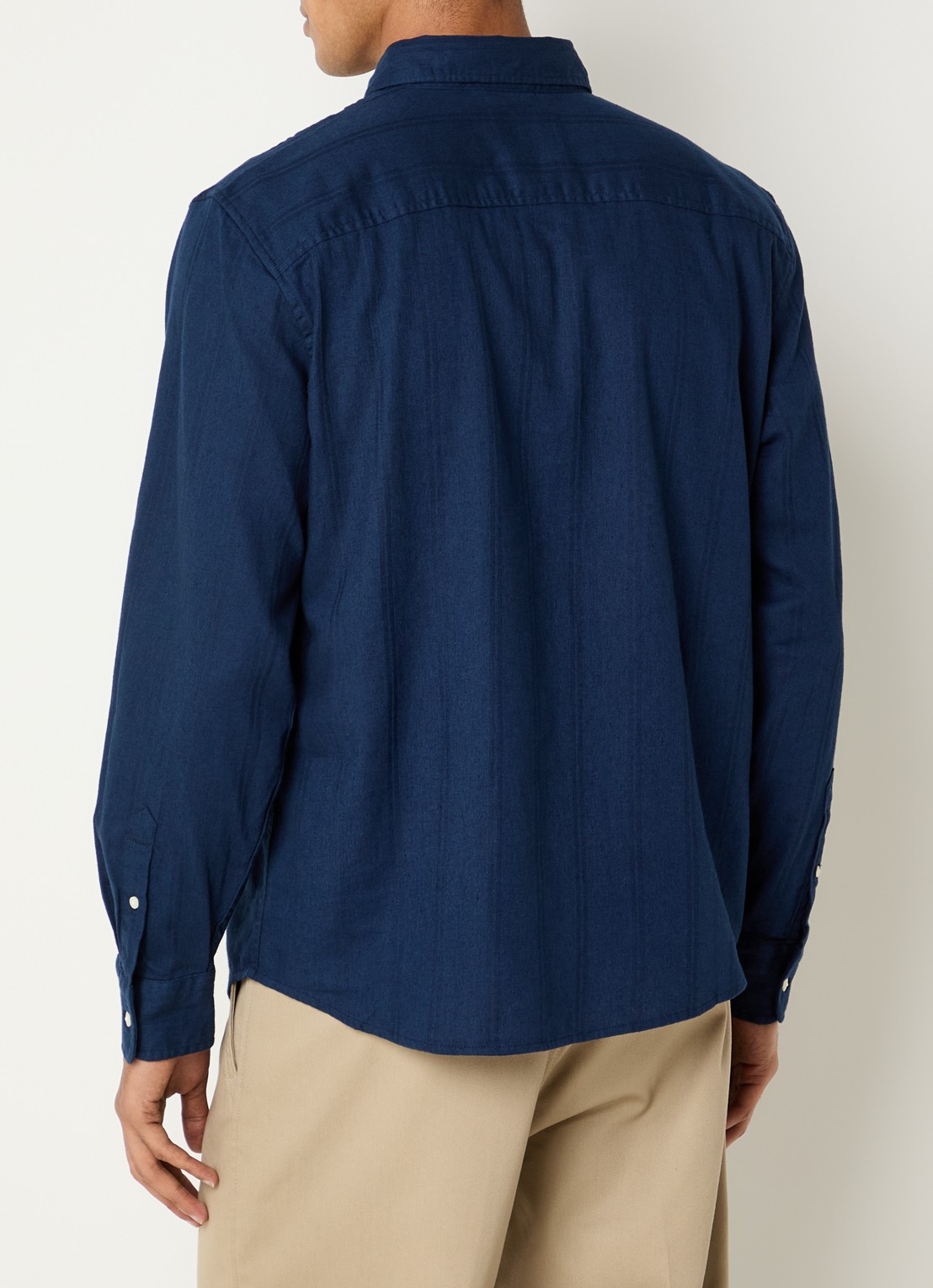 Levi's Regular fit overhemd met streepprint - achterkant 3 indigo