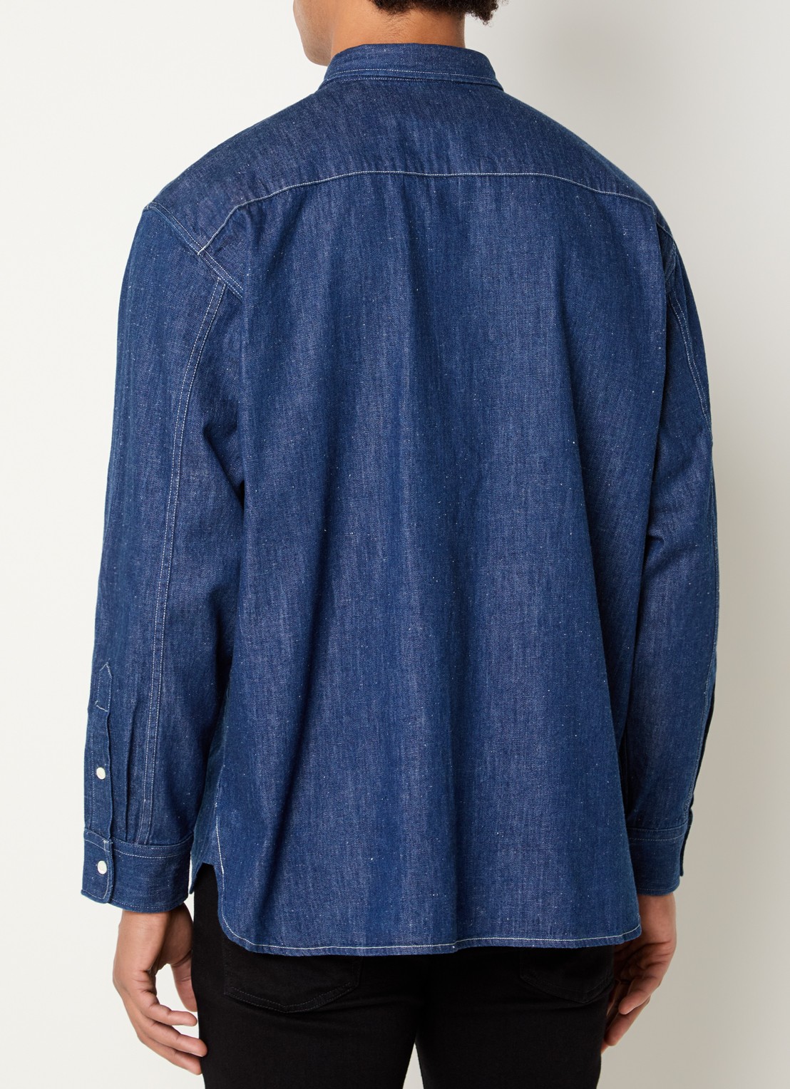 Levi's Regular fit overhemd van chambray - achterkant 2 indigo