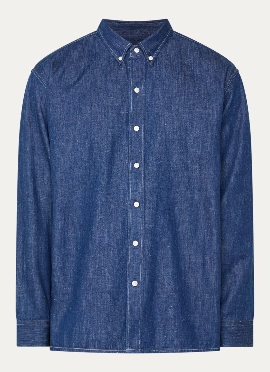 Levi's Regular fit overhemd van chambray - voorkant 3 indigo