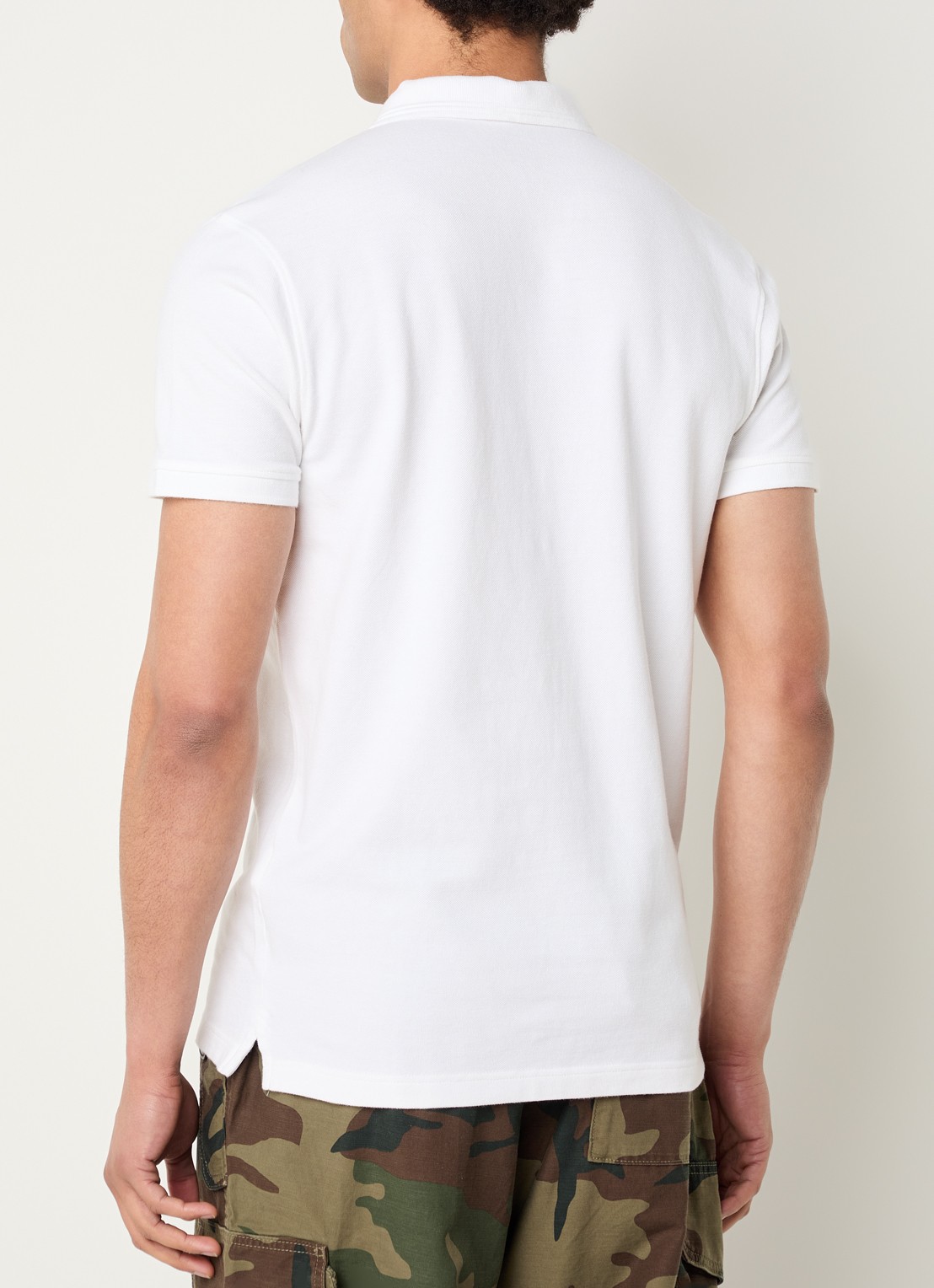 Levi's Regular fit polo met logo - achterkant wit