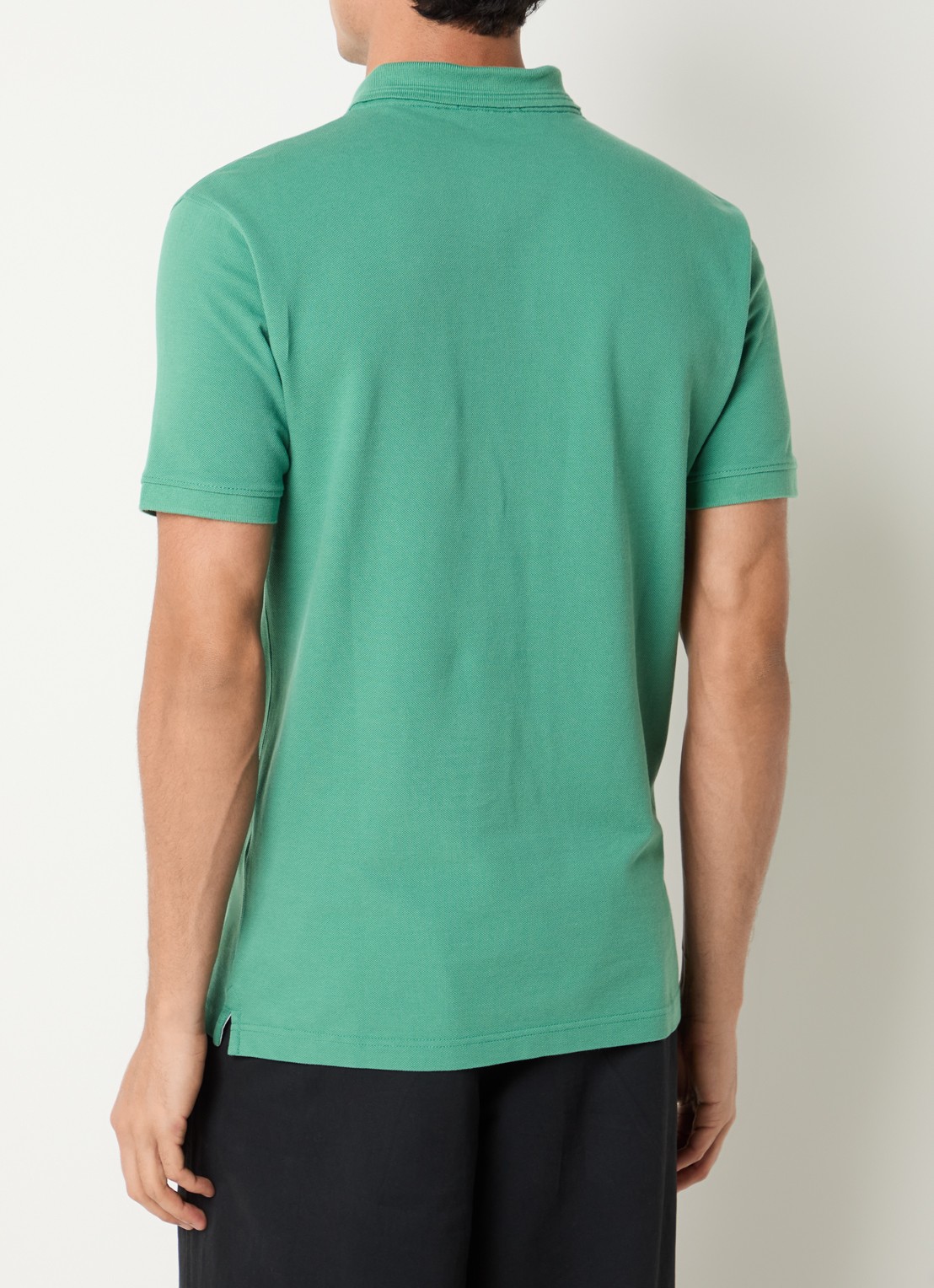 Levi's Regular fit polo met logo - achterkant donkergroen