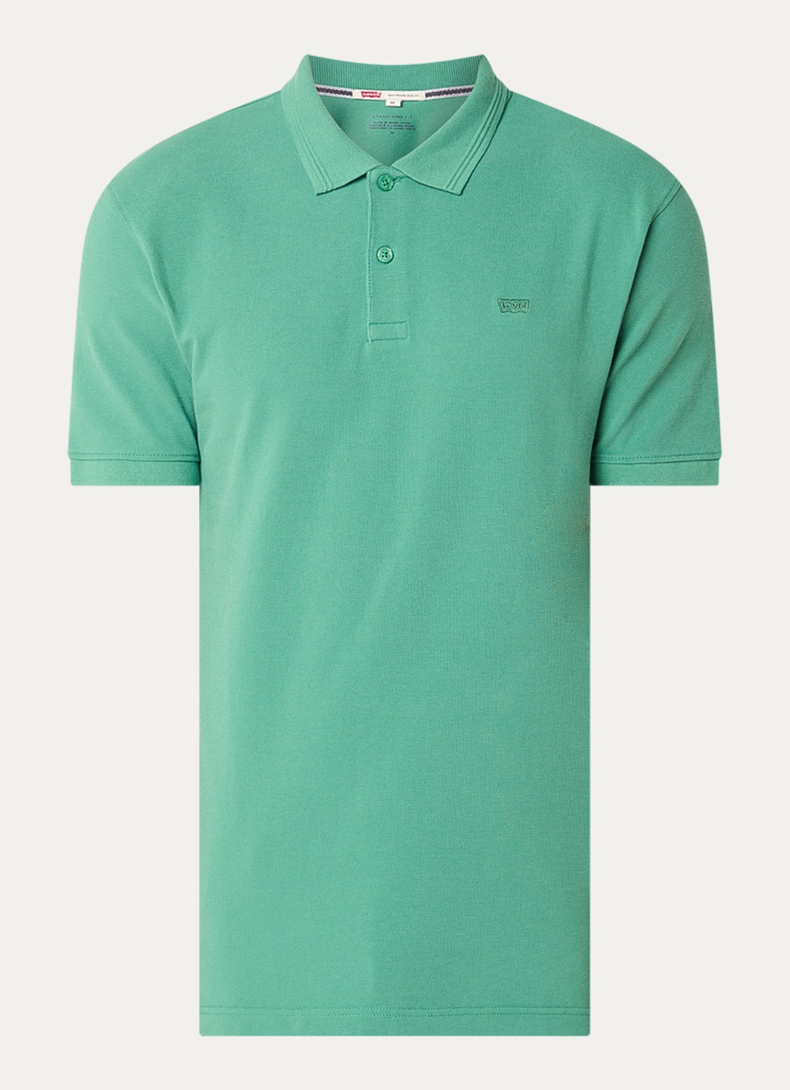 Levi's Regular fit polo met logo - voorkant 2 donkergroen