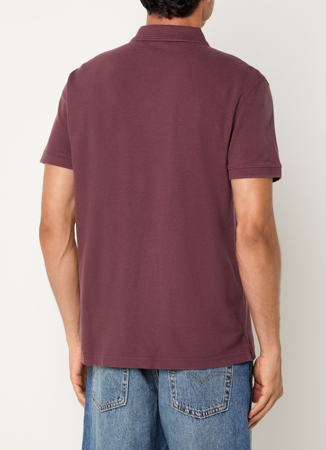 Levi's Regular fit polo met logo - achterkant 3 aubergine