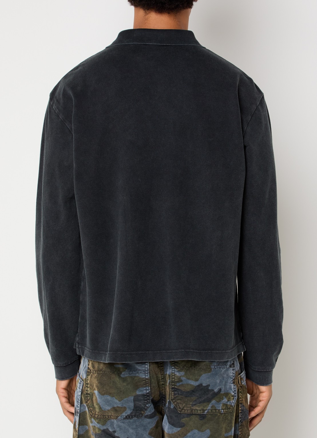 Levi's Regular fit polo met logo - achterkant 3 antraciet