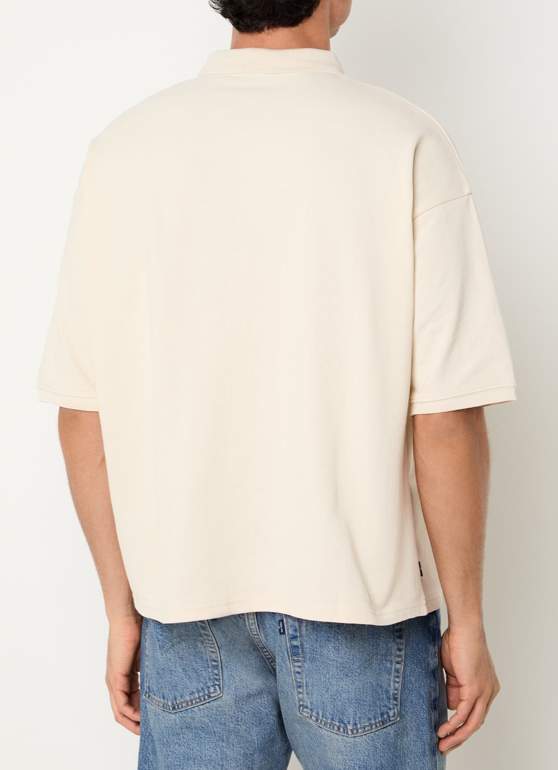 Levi's Regular fit polo met stretch - achterkant 3 creme