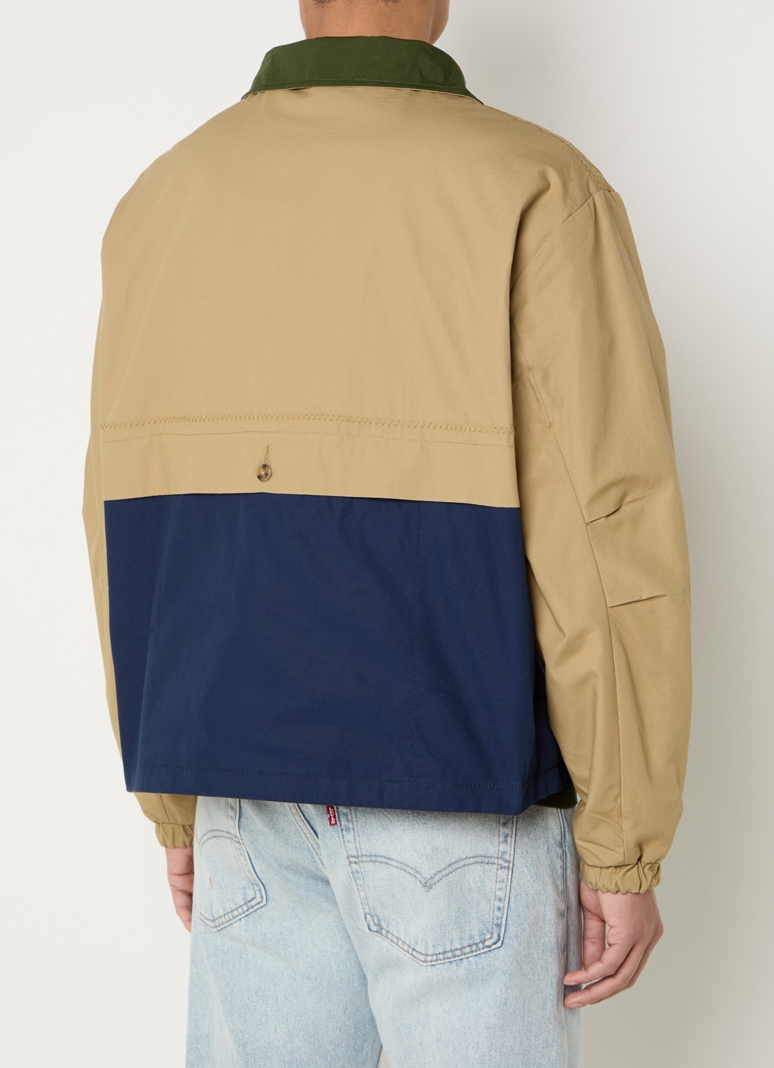 Levi's Reversible jack met steekzakken - achterkant 5 camel
